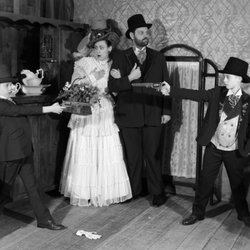 A Whisper In Time Photography - The Victorian glove has been thrown and the dual has began!