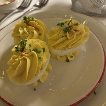 Le Rivage - Oeufs Mimosa - French Near Me - New York, New York Le Rivage - Oeufs Mimosa - French Near Me - New York, New York
