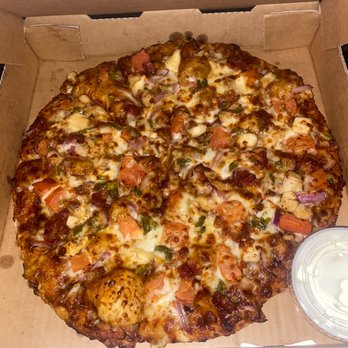 Pizza Leon - Medium Secret BBQ Pizza - Pizza Near Me - Austin, Texas Pizza Leon - Medium Secret BBQ Pizza - Pizza Near Me - Austin, Texas