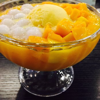 Mango Mango Dessert - A06-Mango Juice w/ Glutinous Rice Ball w/ Ice Cream. Super worth it! - Desserts Near Me - Plano, Texas Mango Mango Dessert - A06-Mango Juice w/ Glutinous Rice Ball w/ Ice Cream. Super worth it! - Desserts Near Me - Plano, Texas