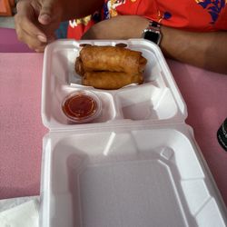 Shrimp & chicken egg rolls