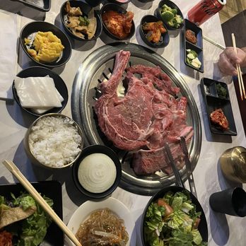 Ribs & Co - Tomahawk steak was huge! - Korean Near Me - La Mirada, California