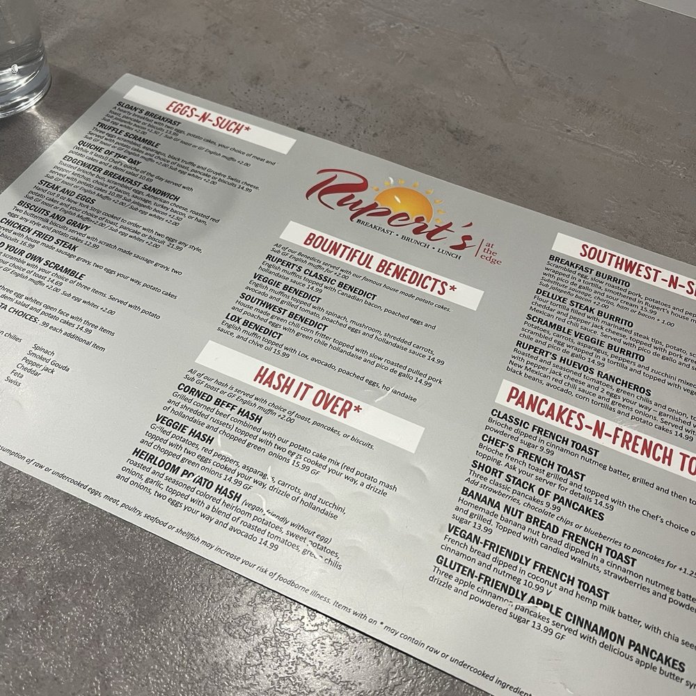 Ruperts at the Edge - Breakfast & Brunch Near Me - Edgewater, Colorado Ruperts at the Edge - Breakfast & Brunch Near Me - Edgewater, Colorado