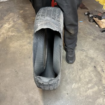 Monro Auto Service and Tire Centers - When the wheel locked up, it ripped the tread right off. - Tires Near Me - Southington, Connecticut Monro Auto Service and Tire Centers - When the wheel locked up, it ripped the tread right off. - Tires Near Me - Southington, Connecticut