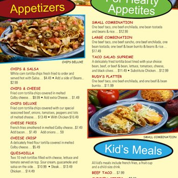 Rudy's Tacos - First page of our menu - Mexican Near Me - Aledo, Illinois Rudy's Tacos - First page of our menu - Mexican Near Me - Aledo, Illinois
