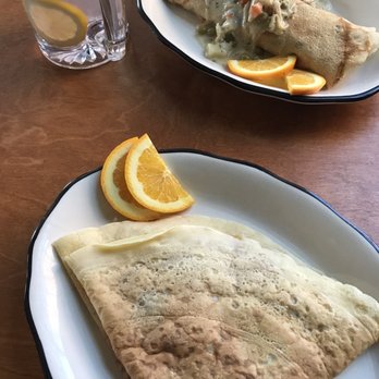 Maison de Manger - Ham,Brie, Apricot Crepe and Chicken Pot Pie Crepe - Creperies Near Me - Whitinsville, Massachusetts