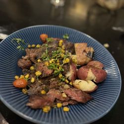Lighthouse Kitchen + Bar - Marinated Skirt steak with potatoes