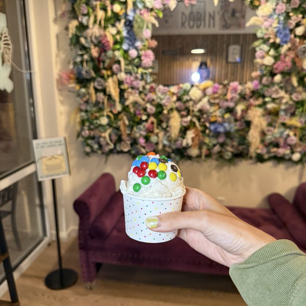 Robins Creamery - Cookie dough gelato with candy - Ice Cream & Frozen Yogurt Near Me - Nanuet, New York Robins Creamery - Cookie dough gelato with candy - Ice Cream & Frozen Yogurt Near Me - Nanuet, New York