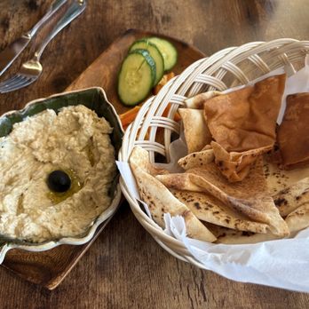 Rozanna - Eggplant and pita - Mediterranean Near Me - Manchester, Missouri