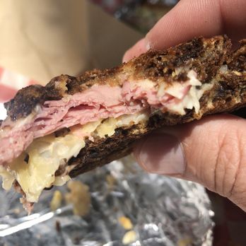 Spring Street Deli - What's left of a really delicious Reuben! - Delis Near Me - Friday Harbor, Washington