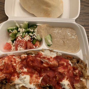 Donair Affair - a meal in a styrofoam container - Donairs Near Me - Langley, British Columbia