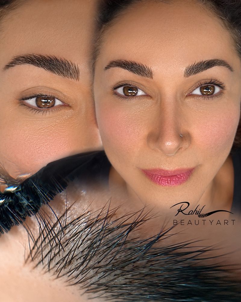 Rahil Beauty Art Logo