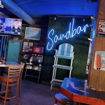 Sandbar Sports Grill - Inside decor - American Near Me - Miami, Florida Sandbar Sports Grill - Inside decor - American Near Me - Miami, Florida