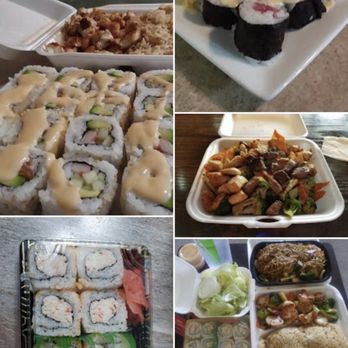 Yamato JR - Sushi 8 PCs in an order, there have Cron Roll . Tuna Roll Tempura Shrimp bento Box and Hibachi on tray - Japanese Near Me - Hope Mills, North Carolina Yamato JR - Sushi 8 PCs in an order, there have Cron Roll . Tuna Roll Tempura Shrimp bento Box and Hibachi on tray - Japanese Near Me - Hope Mills, North Carolina