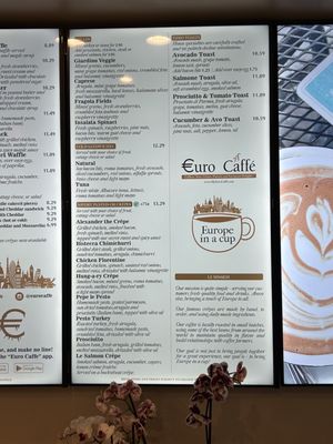 Menu photo 7 Euro Caffe Orange, CA