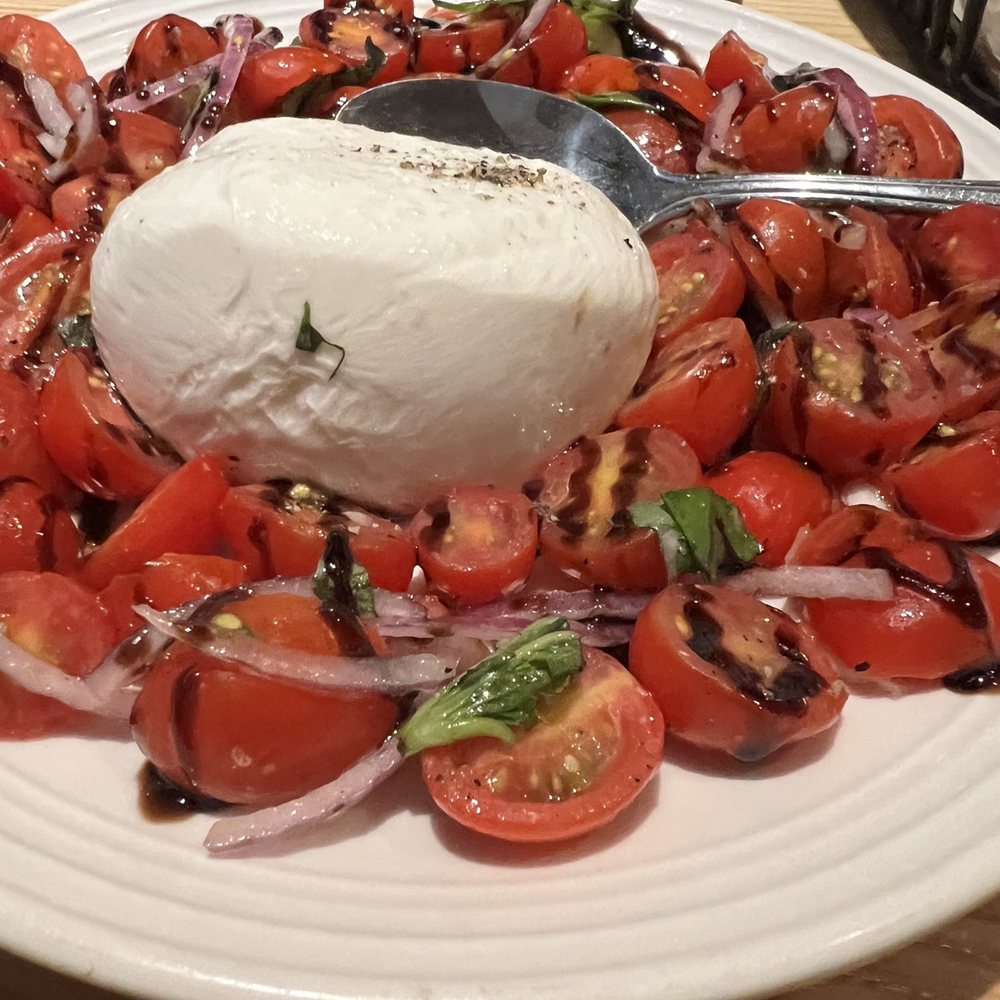 Carrabba's Italian Grill - Tomato Caprese with Fresh Burrata - Italian Near Me - Temple Terrace, Florida Carrabba's Italian Grill - Tomato Caprese with Fresh Burrata - Italian Near Me - Temple Terrace, Florida
