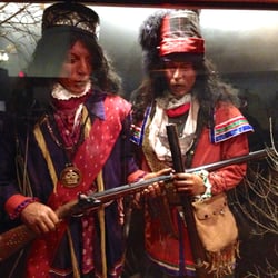 Paynes Creek Historic State Park - An exhibit that showed what the Seminole Indians looked like here in 1849