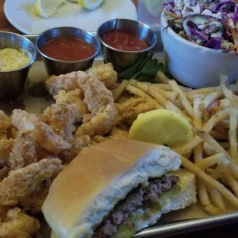 Cover 3 - Fried shrimp and half burger - New American Near Me - Austin, Texas Cover 3 - Fried shrimp and half burger - New American Near Me - Austin, Texas