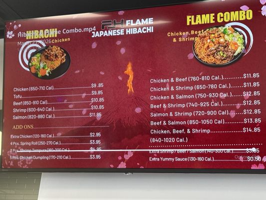 Menu photo 4 Flame Japanese Hibachi Laurel, MD Menu photo 4 Flame Japanese Hibachi Laurel, MD