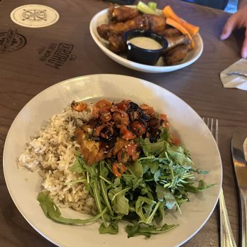 The Explorium Brewpub Greendale - Bruschetta salmon - Pizza Near Me - Greendale, Wisconsin