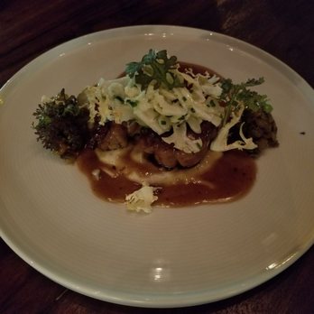 Sparrow + Wolf - sweet bread aka pig liver - New American Near Me - Las Vegas, Nevada Sparrow + Wolf - sweet bread aka pig liver - New American Near Me - Las Vegas, Nevada