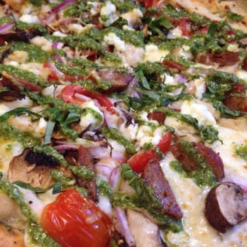 The Pizza Press - Chicken and lots and lots of garlic - Salad Near Me - Orange, California