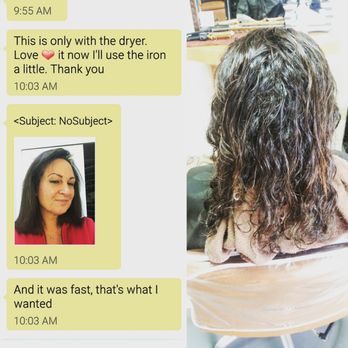 Glamour Hair Image - Testimonial from a client . We are number one for Brazilian blowouts and keratin treatments - Hair Salons Near Me - Orange, California