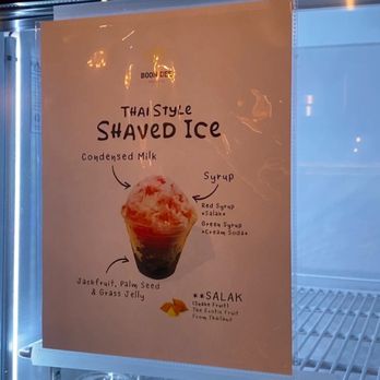Boon Dee Moo Ka Ta - shaved ice a nice end the the meal - Thai Near Me - Flushing, New York