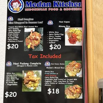 Medan Kitchen - Menu - Indonesian Near Me - Rosemead, California Medan Kitchen - Menu - Indonesian Near Me - Rosemead, California