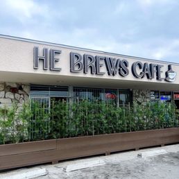Coffee shop from the outside Coffee shop from the outside