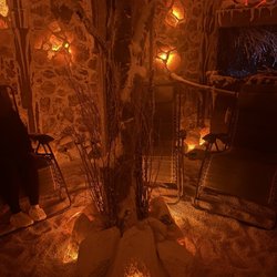 Indianapolis Salt Cave And Halotherapy Center - Very relaxing room with soft music and waterfalls