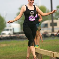 Mudderella - Walking the plank