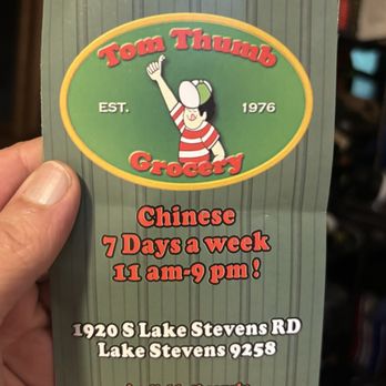 Tom Thumb Grocery - Menu - Grocery Near Me - Lake Stevens, Washington Tom Thumb Grocery - Menu - Grocery Near Me - Lake Stevens, Washington