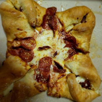 Little Caesars Pizza - A more closer view of the Crazy Calzoney - Pizza Near Me - San Diego, California