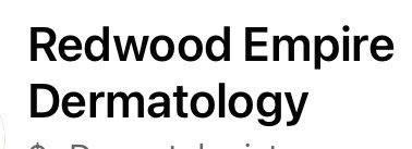 Redwood Empire Dermatology Logo