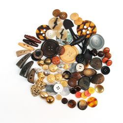 Browse our selection of buttons - plain and novelty buttons available in various sizes and materials!