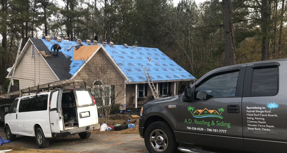 Slide of A.D Roofing & Siding