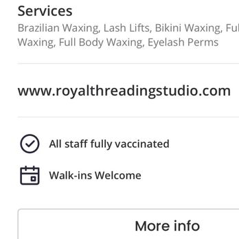 Royal Threading Studio - Threading Services Near Me - Las Vegas, Nevada