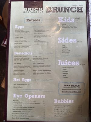 Menu photo 4 Brick Restaurant Jacksonville, FL