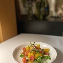 Gala - Watermelon, heirloom tomato, mint salad