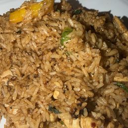 Basil chicken fried rice Basil chicken fried rice