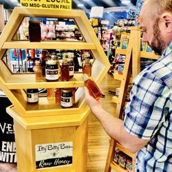 Keith's Superstores - It's spring & Sir Hubbers is havin allergies so LOCAL HONEY is the antidote. Thanks Keith's Superstore! Support Local.