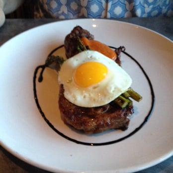The Twisted Fork - Ribeye steak with asparagus and sunny side eye - New American Near Me - Reno, Nevada The Twisted Fork - Ribeye steak with asparagus and sunny side eye - New American Near Me - Reno, Nevada