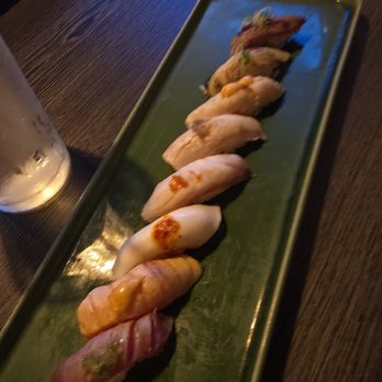 Kimoto Premium Sushi - Chef special nigiri - Sushi Bars Near Me - Houston, Texas Kimoto Premium Sushi - Chef special nigiri - Sushi Bars Near Me - Houston, Texas