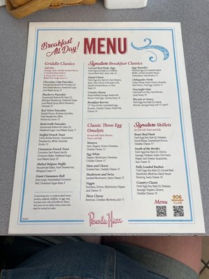 Menu photo 7 Pancake House Mackinac Island, MI