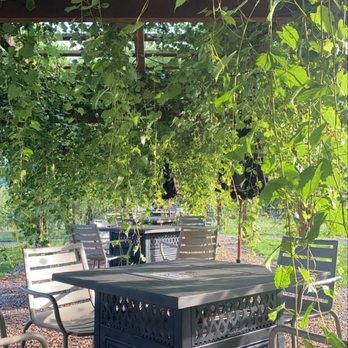 Chrysalis Vineyards - Downstairs hidden patio - Wine Tasting Room Near Me - Middleburg, Virginia