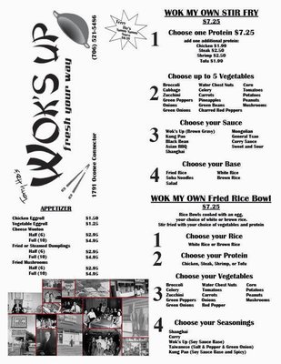 Menu photo 3 Wok's Up Bogart, GA Menu photo 3 Wok's Up Bogart, GA