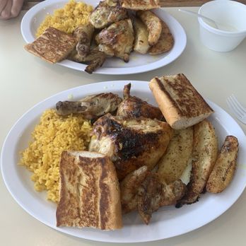 Jester's Fast Food - Greek chicken. Very tasty and quantity is great. Half chicken dinner. - Fast Food Near Me - Elgin, Illinois