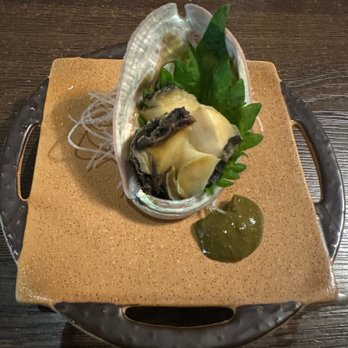 Gurume Sushi - Abalone with the innards as sauce (not my cup of tea) - Japanese Near Me - Irvine, California Gurume Sushi - Abalone with the innards as sauce (not my cup of tea) - Japanese Near Me - Irvine, California