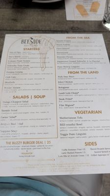 Menu photo 1 Beeside Balcony LA JOLLA, CA